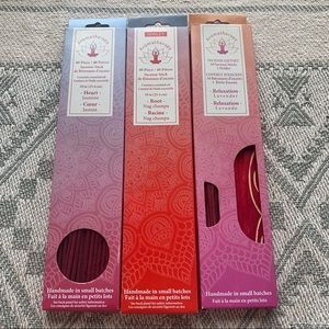 ✨Incense Bundle✨Chakras: Root & Heart - Lavender, Rose & Nam Champa